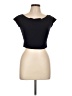 Good Luck Gem Black Short Sleeve Top Size L - photo 1