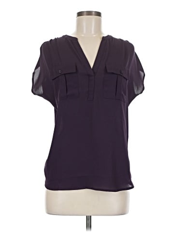 INC International Concepts Short Sleeve Blouse (view 1)