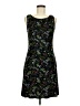 Ronni Nicole Print Black Cocktail Dress Size 8 - photo 1