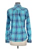 The North Face Plaid Teal Long Sleeve Button-Down Shirt Size M - photo 2