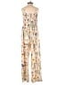 Shein 100% Polyester Ivory Jumpsuit Size 4 - photo 2