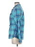 The North Face Plaid Teal Long Sleeve Button-Down Shirt Size M - photo 5