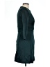 Sandro Solid Teal Cocktail Dress Size Lg (3) - photo 4