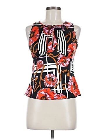 Trina Turk Sleeveless Silk Top (view 1)