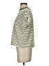 Unbranded Stripes Green Ivory Short Sleeve Turtleneck Size S - photo 5
