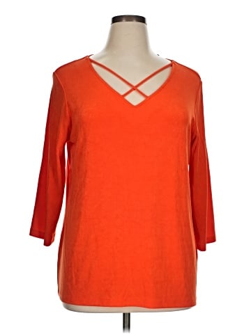 Travelers by Chico's 3/4 Sleeve Top (view 1)