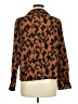 Unbranded Animal Print Brown Long Sleeve Blouse Size M - photo 2