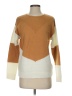 Unbranded 100% Acrylic Color Block Tan Pullover Sweater Size S - photo 1