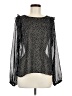 CAbi 100% Polyester Black Long Sleeve Blouse Size M - photo 1