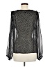 CAbi 100% Polyester Black Long Sleeve Blouse Size M - photo 2