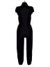Ariella 100% Polyester Solid Black Jumpsuit Size L - photo 2