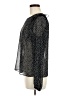 CAbi 100% Polyester Black Long Sleeve Blouse Size M - photo 5