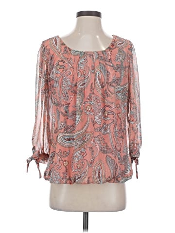 Sara Michelle 3/4 Sleeve Blouse (view 1)