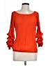 Indigo Rose Orange 3/4 Sleeve Blouse Size L - photo 1