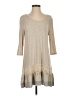 Honeyme Tan Casual Dress Size S - photo 1