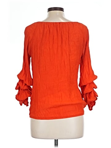 Indigo Rose 3/4 Sleeve Blouse (view 2)