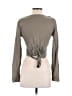 Zara Gray Long Sleeve Top Size XS - photo 2