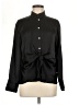 Zara 100% Polyester Black Long Sleeve Blouse Size M - photo 1