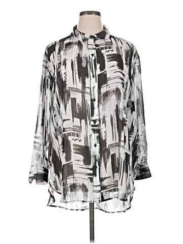 DKNY Long Sleeve Blouse (view 1)