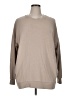 Zenana Solid Tan Sweatshirt Size 1X - photo 1