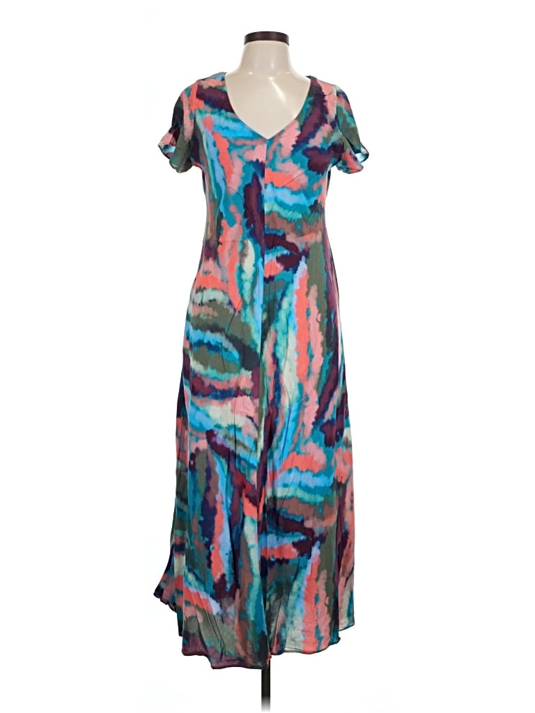 Pre-owned Soft Surroundings Casual Dress In Teal