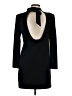 Zara Solid Black Casual Dress Size XS - photo 2