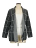 Ann Taylor LOFT 100% Cotton Plaid Gray Blazer Size M - photo 1