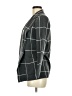 Ann Taylor LOFT 100% Cotton Plaid Gray Blazer Size M - photo 5