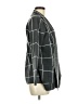 Ann Taylor LOFT 100% Cotton Plaid Gray Blazer Size M - photo 4