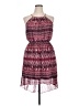 No Boundaries 100% Polyester Paisley Burgundy Cocktail Dress Size XL - photo 1