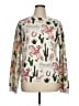 Buddy Love 100% Cotton Graphic Multi Color Ivory Pullover Sweater Size XL - photo 1
