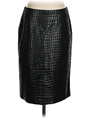 Anne Klein Faux Leather Skirt (view 1)