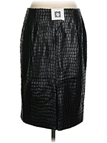 Anne Klein Faux Leather Skirt (view 2)