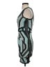 Herve Leger Graphic Teal Cocktail Dress Size XS - photo 5