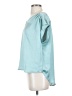 CATHERINE Catherine Malandrino 100% Polyester Teal Short Sleeve Top Size XS - photo 5