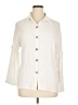 Unbranded 100% Cotton Ivory 3/4 Sleeve Button-Down Shirt Size XL - photo 1