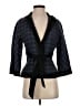 Jaeger Houndstooth Blue Wool Blazer Size S - photo 1