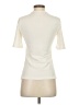 AGOLDE Solid Ivory Short Sleeve Turtleneck Size S - photo 2