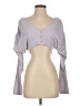Majorelle Gray 3/4 Sleeve Blouse Size S - photo 1