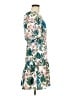 Shein 100% Polyester Tropical Green Casual Dress Size M - photo 4