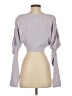 Majorelle Gray 3/4 Sleeve Blouse Size S - photo 2