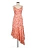 BHLDN Paisley Orange Cocktail Dress Size M - photo 1