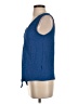 Absolutely Famous Blue Sleeveless Blouse Size S - photo 5