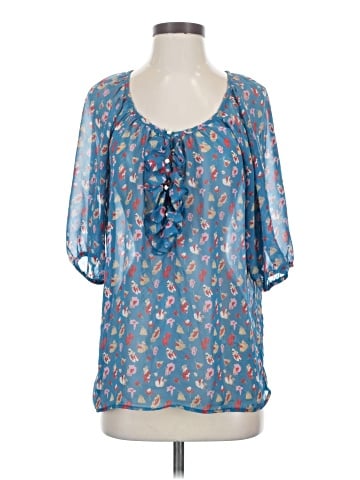 Bee Stitched 3/4 Sleeve Blouse (view 1)