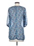 Bee Stitched 100% Polyester Blue 3/4 Sleeve Blouse Size S - photo 2