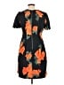 Mcguire 100% Polyester Print Black Casual Dress Size 12 - photo 2