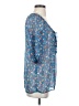 Bee Stitched 100% Polyester Blue 3/4 Sleeve Blouse Size S - photo 4