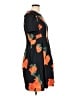 Mcguire 100% Polyester Print Black Casual Dress Size 12 - photo 4