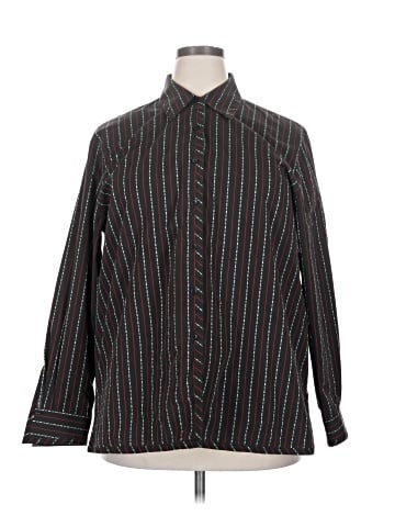 Foxcroft Long Sleeve Button-Down Shirt (view 1)