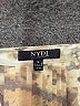 NYDJ 100% Recycled Polyester Animal Print Ivory 3/4 Sleeve Blouse Size S - photo 7